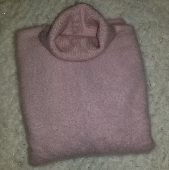 Pink Prive Cashmere Turtleneck Sweater - Picture 7 of 7
